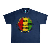 Navy i am black everyday but today juneteenth Urban Heavy Tee - MaliasSmallBusiness