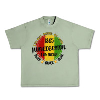 Oil Green i am black everyday but today juneteenth Urban Heavy Tee - MaliasSmallBusiness