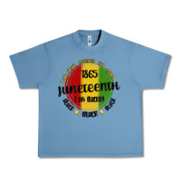 Pebble Blue i am black everyday but today juneteenth Urban Heavy Tee - MaliasSmallBusiness