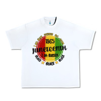 White i am black everyday but today juneteenth Urban Heavy Tee - MaliasSmallBusiness