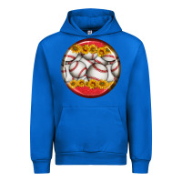 Cobalt baseball with sunflower round earrings Urban Hoodie - BundleAndBundleShop