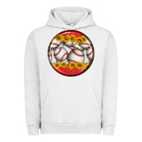 Pigment Lunar Rock baseball with sunflower round earrings Urban Hoodie - BundleAndBundleShop