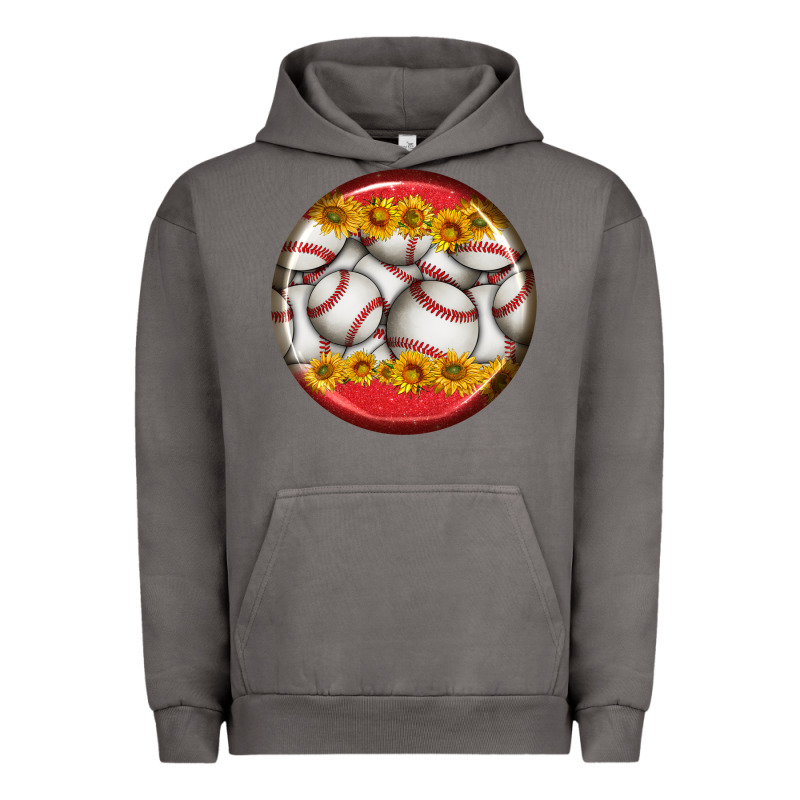 Baseball With Sunflower Round Earrings Urban Hoodie by BundleAndBundleShop | Teevron