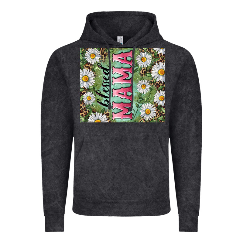 Blessed Mama With Daisy And Leopard Vintage Hoodie by RanaPortraitStore | Teevron