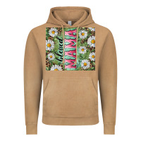 Vintage Camel Blessed mama with daisy and leopard Vintage Hoodie - RanaPortraitStore