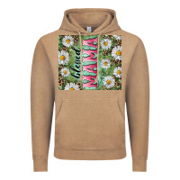 Vintage Coffee Blessed mama with daisy and leopard Vintage Hoodie - RanaPortraitStore