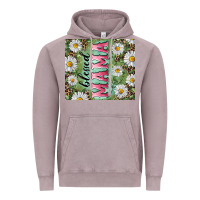 Vintage Zinc Blessed mama with daisy and leopard Vintage Hoodie - RanaPortraitStore