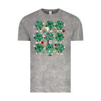 Cloud Rock teacher st patrick day clovers Vintage Tee - MaliasSmallBusiness