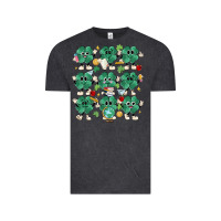 Vintage Black teacher st patrick day clovers Vintage Tee - MaliasSmallBusiness