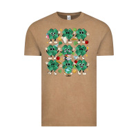 Vintage Coffee teacher st patrick day clovers Vintage Tee - MaliasSmallBusiness
