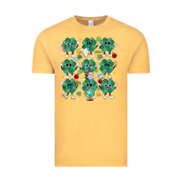Vintage Mustard teacher st patrick day clovers Vintage Tee - MaliasSmallBusiness