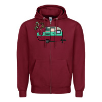 Burgundy Camper Zipper Hoodie - Bettercallsaul