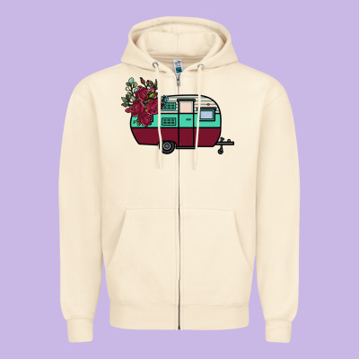 Camper Zipper Hoodie Designed By Bettercallsaul