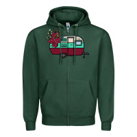 Sports Green Camper Zipper Hoodie - Bettercallsaul