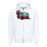 White Camper Zipper Hoodie - Bettercallsaul