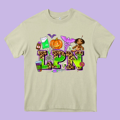 Lpn Halloween Nurse With Heavy Core Tee Designed By Adodesignshop