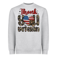 Thank You Veteran Heavyweight Sweatshirt | Teevron