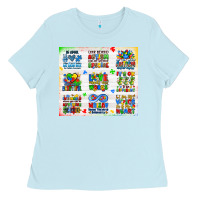 Baby Blue autism Ladies Tee - JahusDesignShop