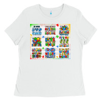 White autism Ladies Tee - JahusDesignShop