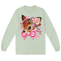 Matcha reindeer head christmas Long Sleeve Tee - MaliasSmallBusiness