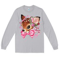 Moon Dust reindeer head christmas Long Sleeve Tee - MaliasSmallBusiness
