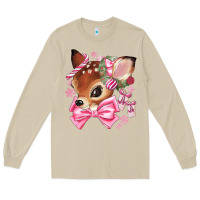 Mushroom reindeer head christmas Long Sleeve Tee - MaliasSmallBusiness