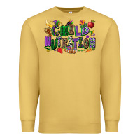Antique Gold child nutrition mardi gras cowgirl Premium Sweatshirt - CowGirlArtShop