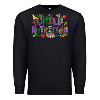 Black child nutrition mardi gras cowgirl Premium Sweatshirt - CowGirlArtShop
