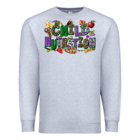 Heather Grey child nutrition mardi gras cowgirl Premium Sweatshirt - CowGirlArtShop