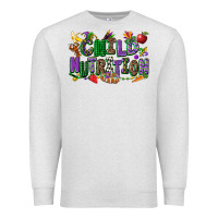 Oatmeal Heather child nutrition mardi gras cowgirl Premium Sweatshirt - CowGirlArtShop