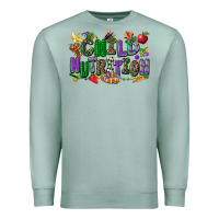 Seafoam child nutrition mardi gras cowgirl Premium Sweatshirt - CowGirlArtShop
