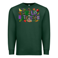 Sports Green child nutrition mardi gras cowgirl Premium Sweatshirt - CowGirlArtShop