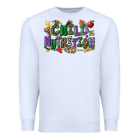 White child nutrition mardi gras cowgirl Premium Sweatshirt - CowGirlArtShop