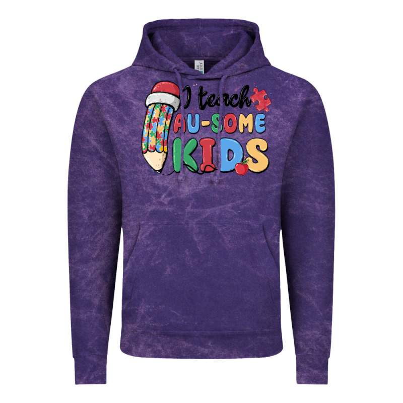 I Teac Au Some Kids Vintage Hoodie by MaliasSmallBusiness | Teevron
