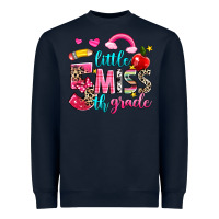 Navy little miss fifth grade Heavyweight Sweatshirt - NancyCooperArtShop
