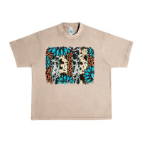 French Oak gemstone leopard cowhide brushstroke Urban Heavy Tee - AdoDesignShop