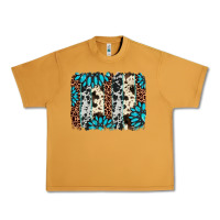 Peanut Butter gemstone leopard cowhide brushstroke Urban Heavy Tee - AdoDesignShop
