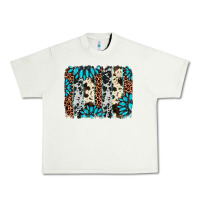 Pistachio gemstone leopard cowhide brushstroke Urban Heavy Tee - AdoDesignShop
