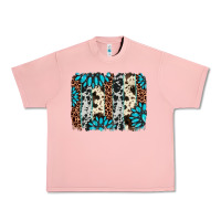 Salmon gemstone leopard cowhide brushstroke Urban Heavy Tee - AdoDesignShop