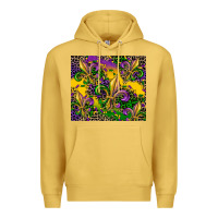 Antique Gold mardi gras fleur de lis Premium Hoodie - CowGirlArtShop