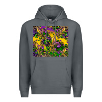 Rock mardi gras fleur de lis Premium Hoodie - CowGirlArtShop