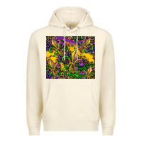 Sandshell mardi gras fleur de lis Premium Hoodie - CowGirlArtShop