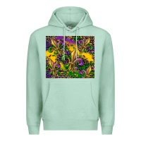 Seafoam mardi gras fleur de lis Premium Hoodie - CowGirlArtShop