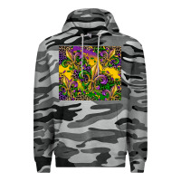Slate Camo mardi gras fleur de lis Premium Hoodie - CowGirlArtShop