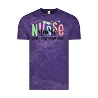 Cloud Purple coffee scrubs rubber gloves nurse Vintage Tee - MaliasSmallBusiness