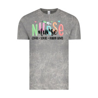 Cloud Rock coffee scrubs rubber gloves nurse Vintage Tee - MaliasSmallBusiness