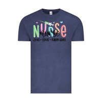 Vintage Denim coffee scrubs rubber gloves nurse Vintage Tee - MaliasSmallBusiness