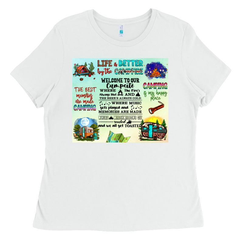 Life Is Better By The Campfire Ladies Tee by JahusDesignShop | Teevron