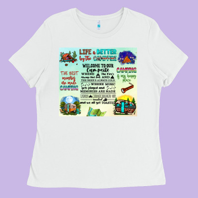Life Is Better By The Campfire Ladies Tee Designed By Jahusdesignshop