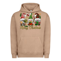 Pigment Burro Merry Christmas Gnomes Urban Hoodie - BundleAndBundleShop